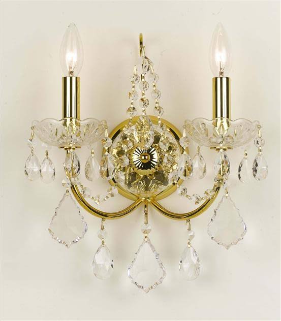 Chrome Crystal Sconce A4417