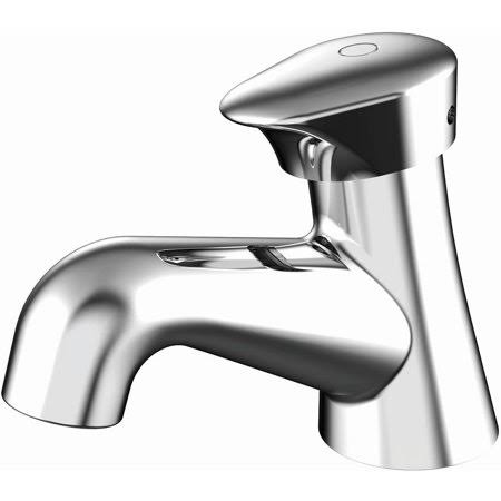 Polished Chrome Single-Hole Metering Bathroom Faucet L4133