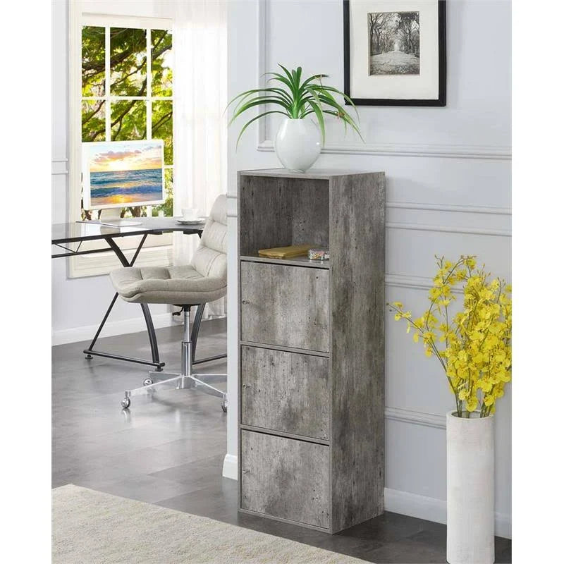 3 Door Faux Birch Cabinet X2205