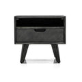 Grey Acacia Single Drawer Night Stand K9135
