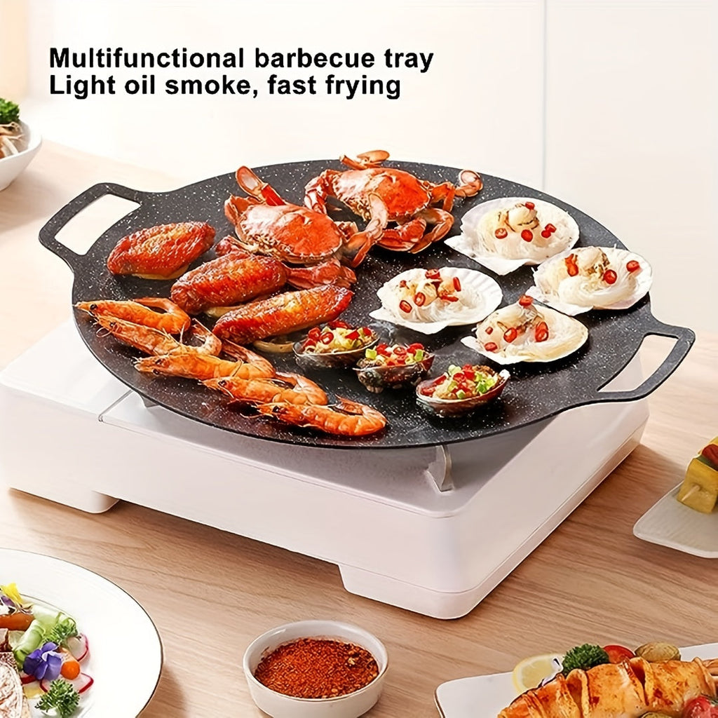 Non-stick Coating Round BBQ Grill Pan U4904