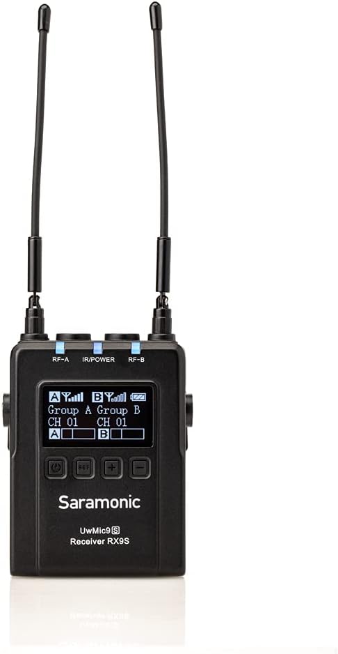 2-Person Wireless UHF Lavalier System with Dual Camera-Mount Receiver B8213