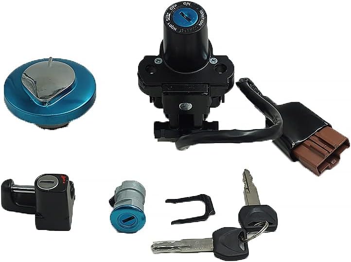 Ignition Switch Fuel Gas Cap Cover Seat Lock Key Set for Honda CRF250L 2013-2021, Pack of 2 Z453