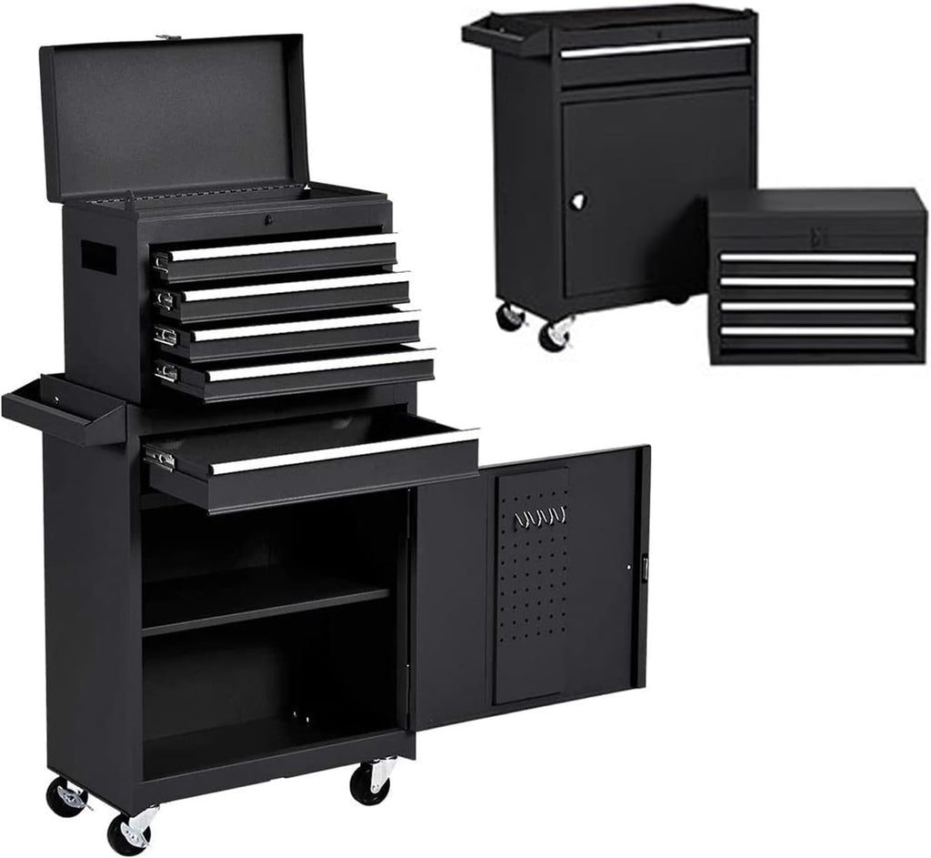 5-Drawer Rolling Tool Chest with Lockable Drawers I2266