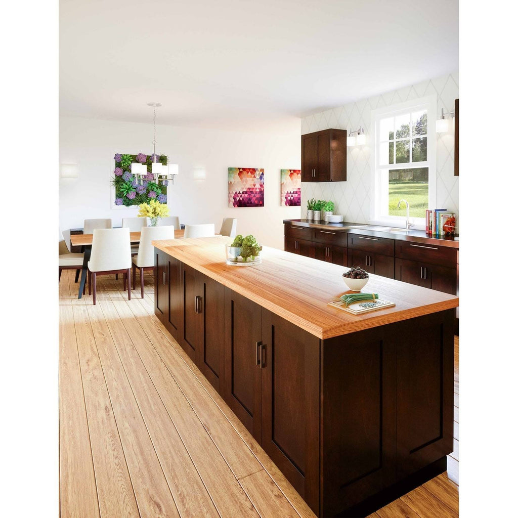 Espresso Double Door Kitchen Cabinet S165