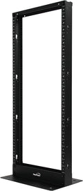 25U 2-Post Open Frame Server Rack Aluminum Black L673195