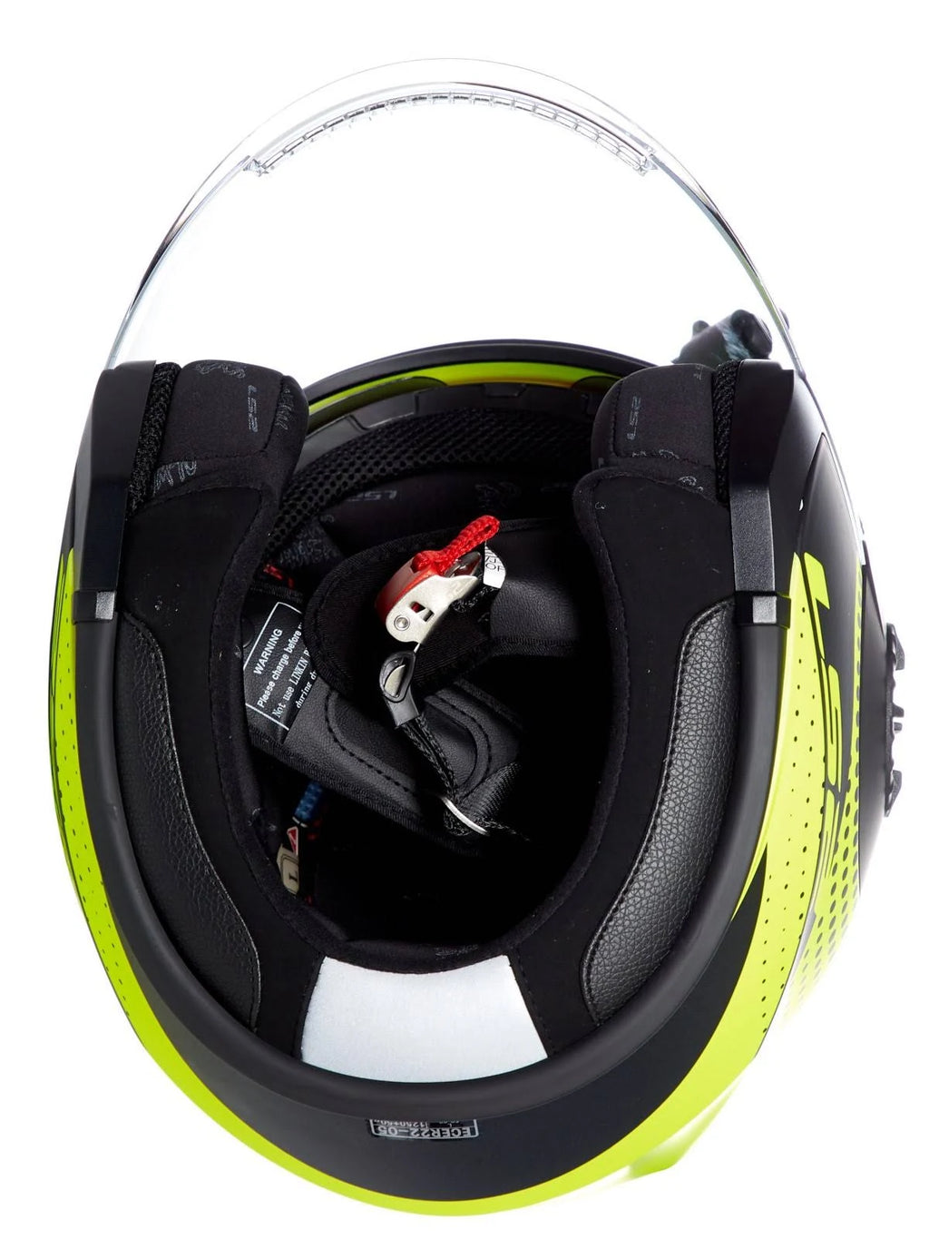 Black Yellow Motorcycle Helmet S701397