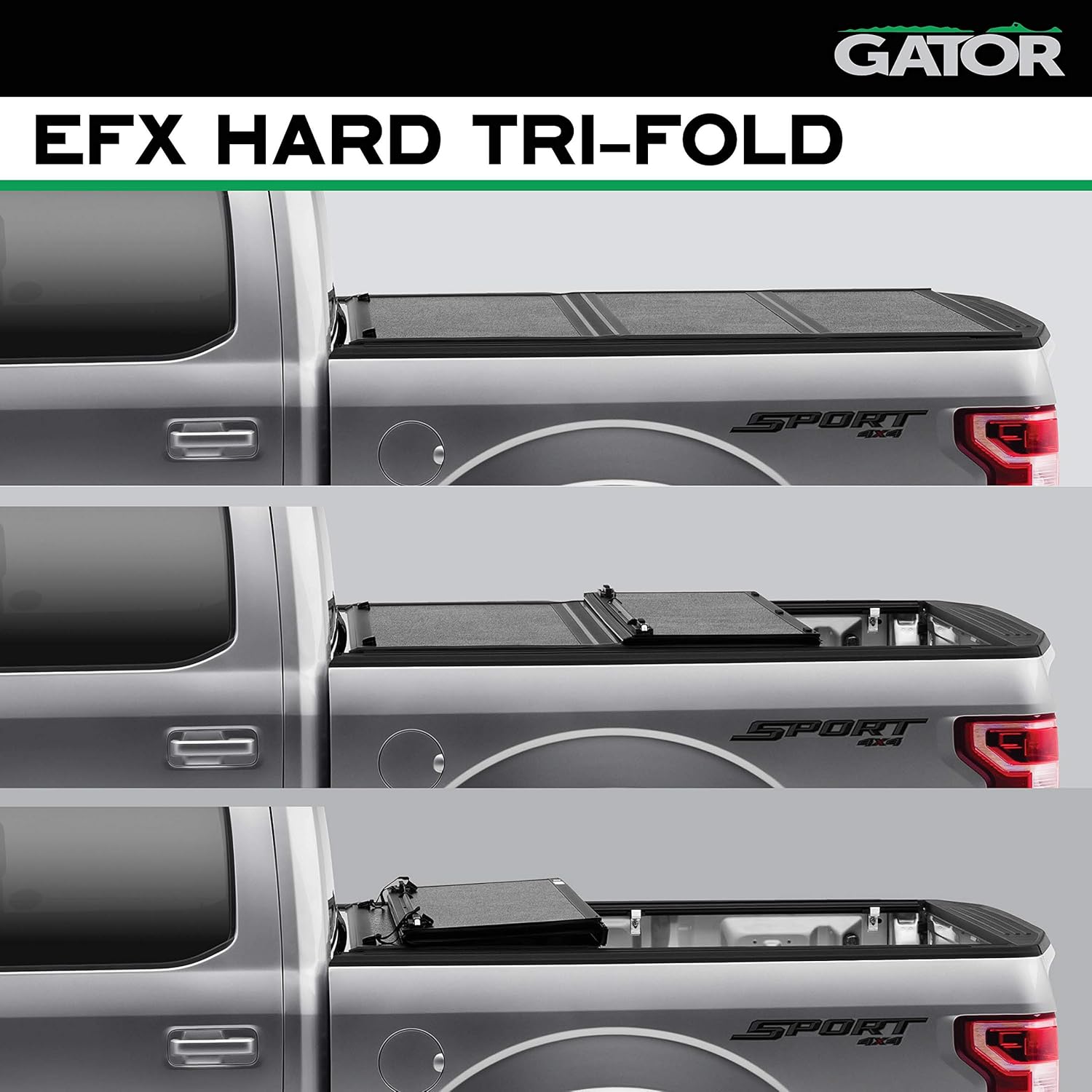 Hard Tri-Fold Truck Bed Tonneau Cover D46868