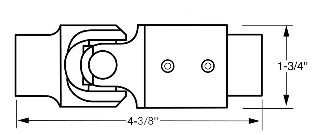 Single Steering Universal Joint P59249