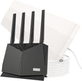 Cell Phone Signal Booster Kit, Up to 5,000 sq ft, 2G/3G/4G/5G LTE D378