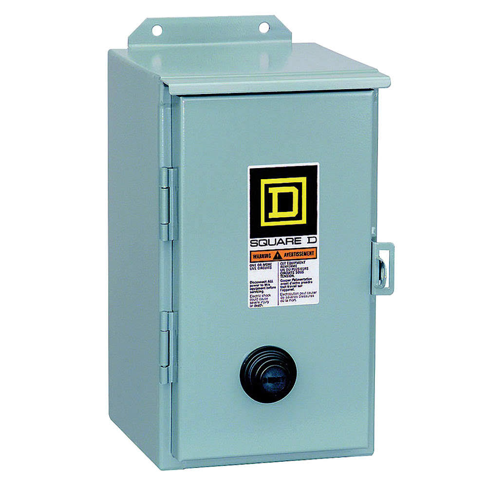 Magnetic Motor Starter, NEMA, 480V, 3P, 27A F9122