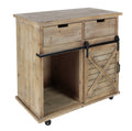 Rustic Fir Wood Storage Cabinet G4597