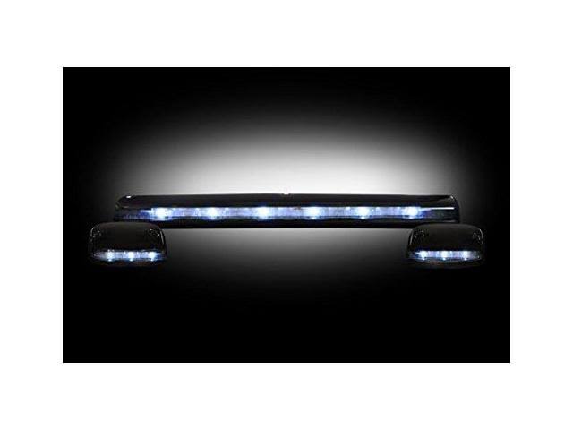 Black LED Cab Roof Lights with Clear Lens A490555