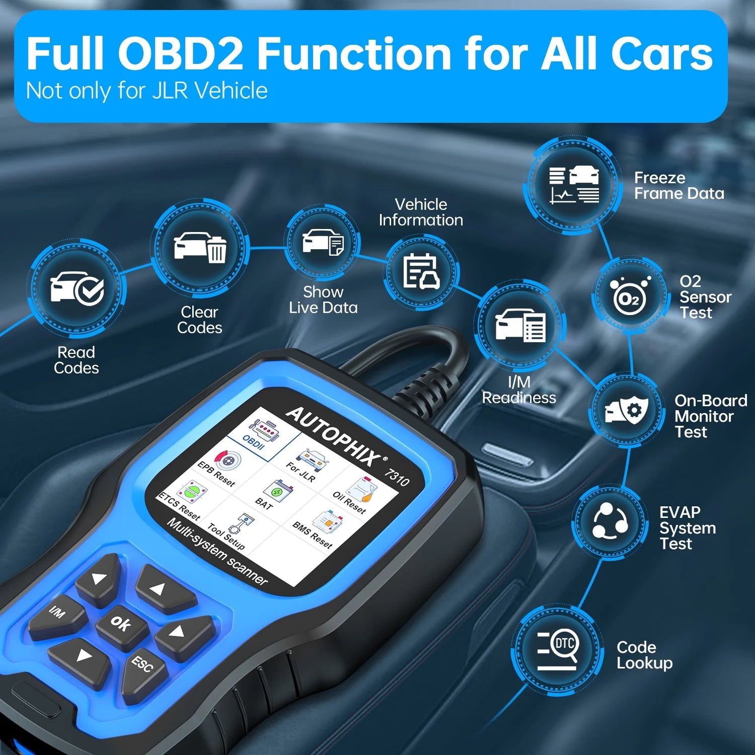 OBD2 Scanner for JLR Cars G95797