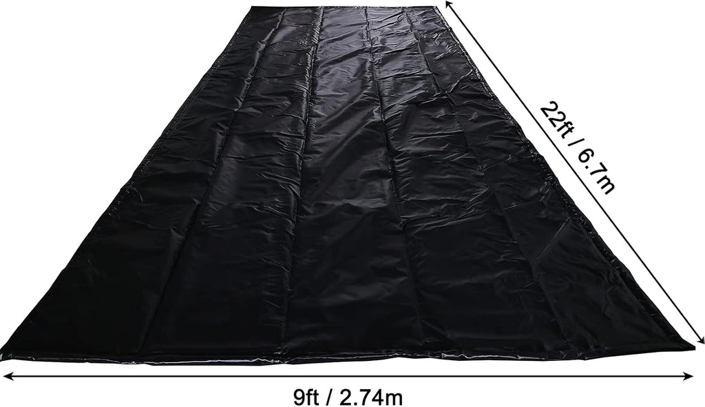 Black Garage Containment Mats 7'9'' X 16' J1864