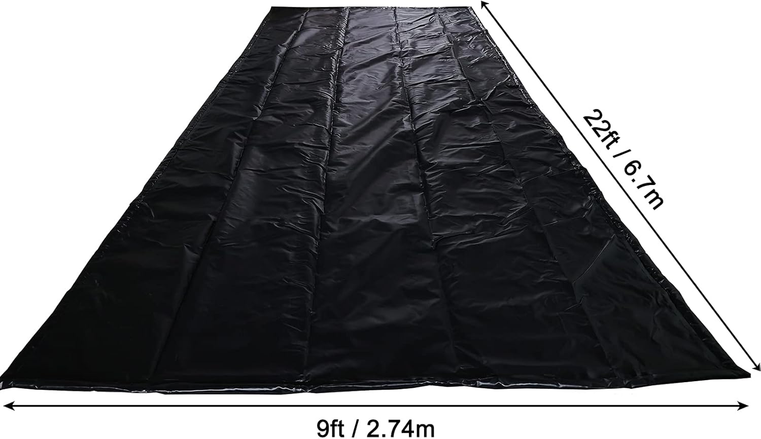 Black Garage Containment Mats 7'9'' X 16' J1864