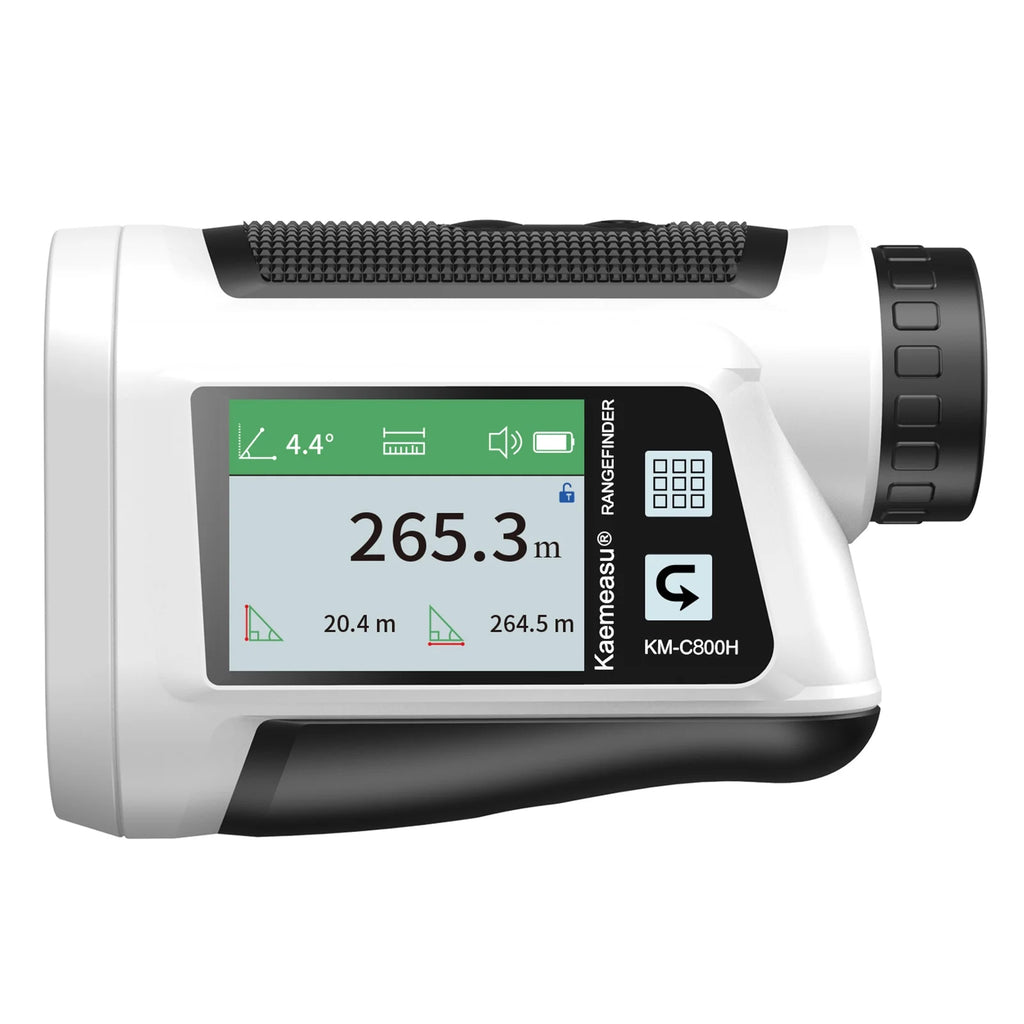 Rangefinder with LCD Touch Screen 6X Magnification 600M / 800M USB Rechargeable Distance Meter with Slope Function A61059