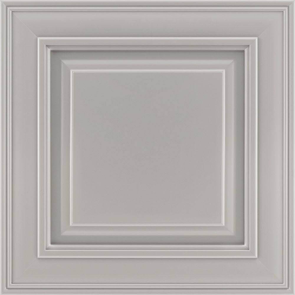 Cabinet Door Sample in Soft Gray Painted X961