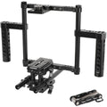 Hand-Held Full Frame Camera Cage with QR Baseplate and 15mm Rod Support System X26669