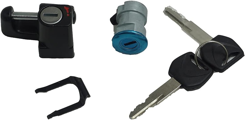 Ignition Switch Fuel Gas Cap Cover Seat Lock Key Set for Honda CRF250L 2013-2021, Pack of 2 Z453