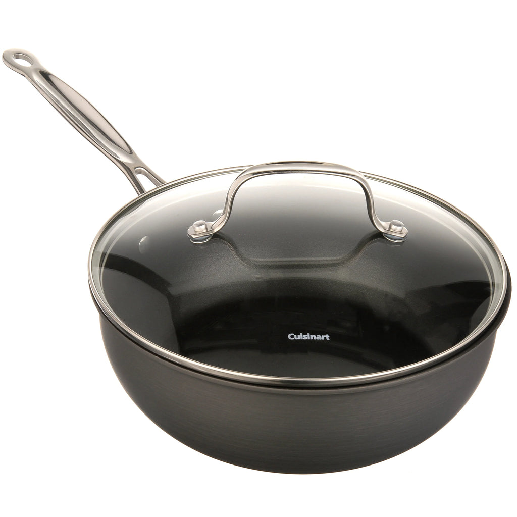 Non-Stick Hard Anodized 3 Qt. Chef'S Pan with Cover G740261