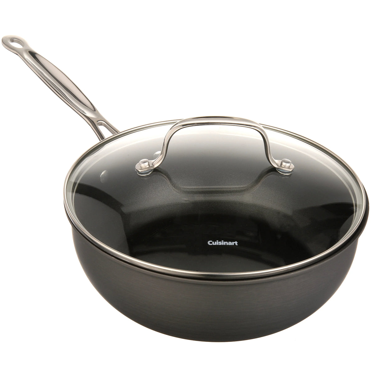 Non-Stick Hard Anodized 3 Qt. Chef'S Pan with Cover G740261