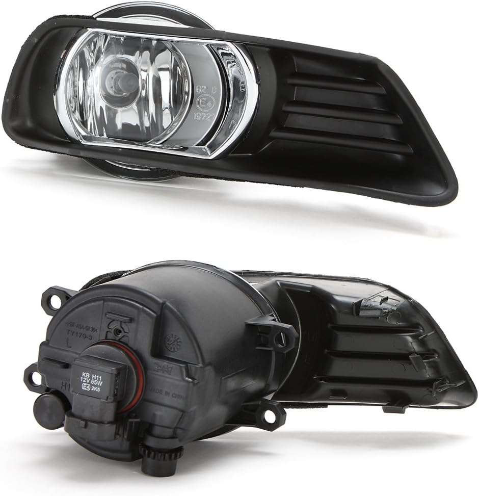 Fog Lights for 2007-2009 Toyota Camry, Clear Lens, Pack of 2 K725528