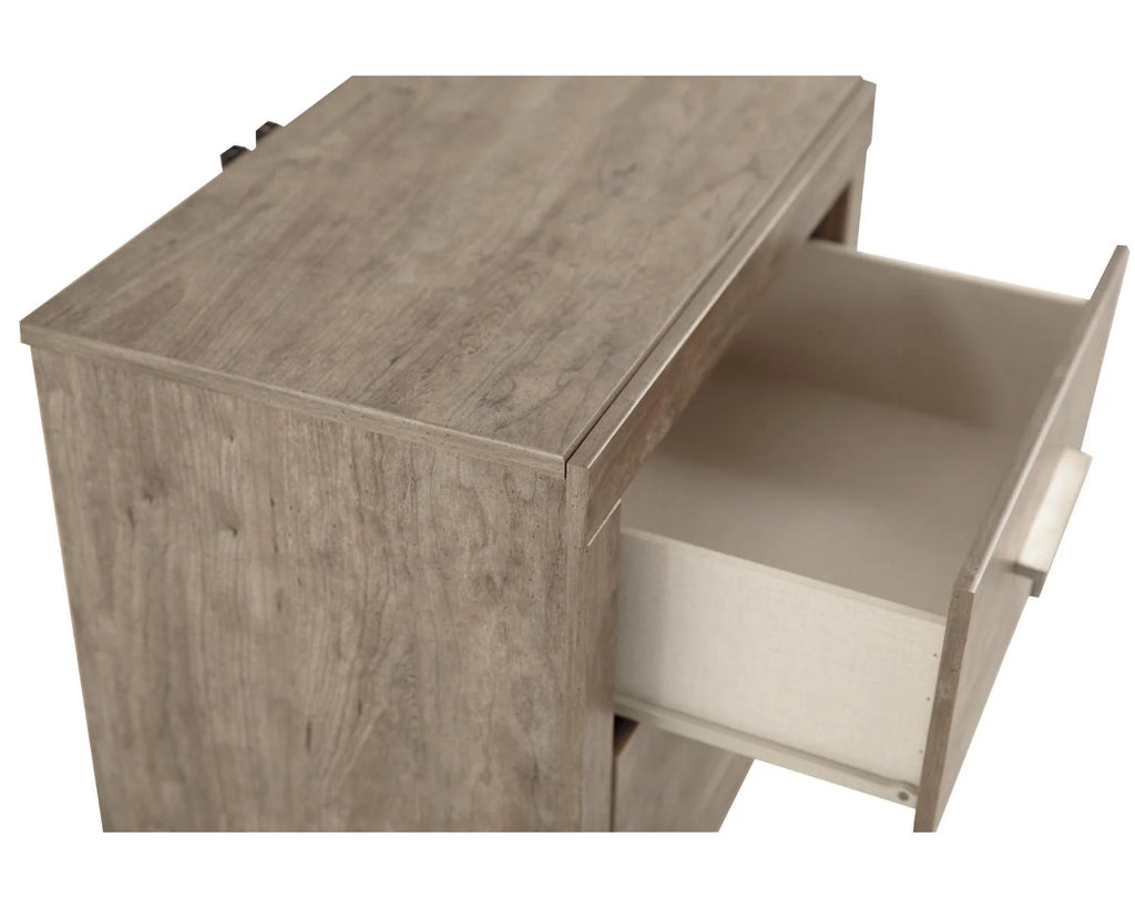 Gray 2 Drawer Nightstand U148601