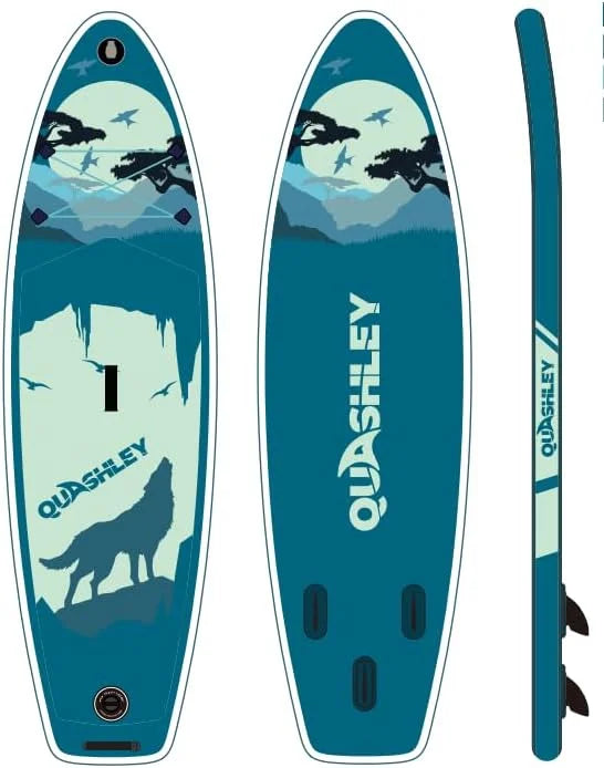 Inflatable Stand Up Paddle Board with Accessories, 11'x33 x6, Max 330lbs W309