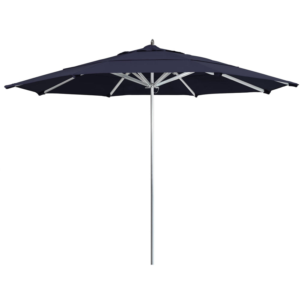 Navy Aluminum Pole Market Umbrella with Push Lift B935