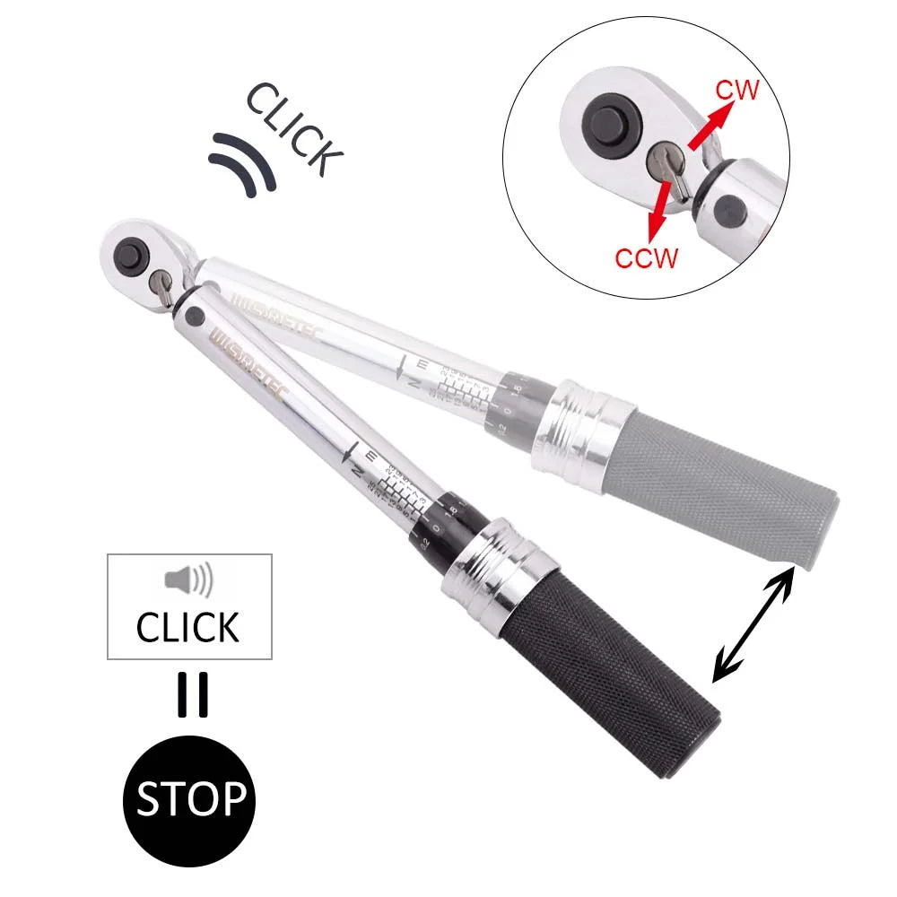 1/4" DR 1-25Nm Mini Adjustable Bike Torque Wrench Set E783329