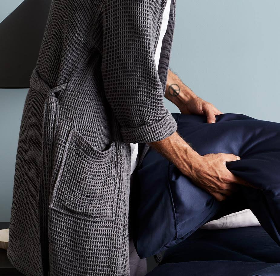 Sage Waffle Robe I3713