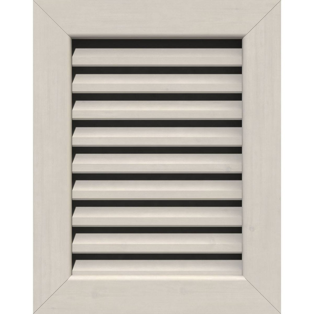 28 inch x 28 inch Primed Western Red Cedar Gable Vent C863452