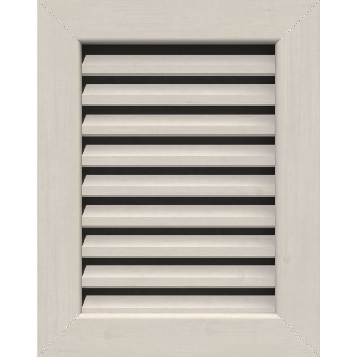 28 inch x 28 inch Primed Western Red Cedar Gable Vent C863452