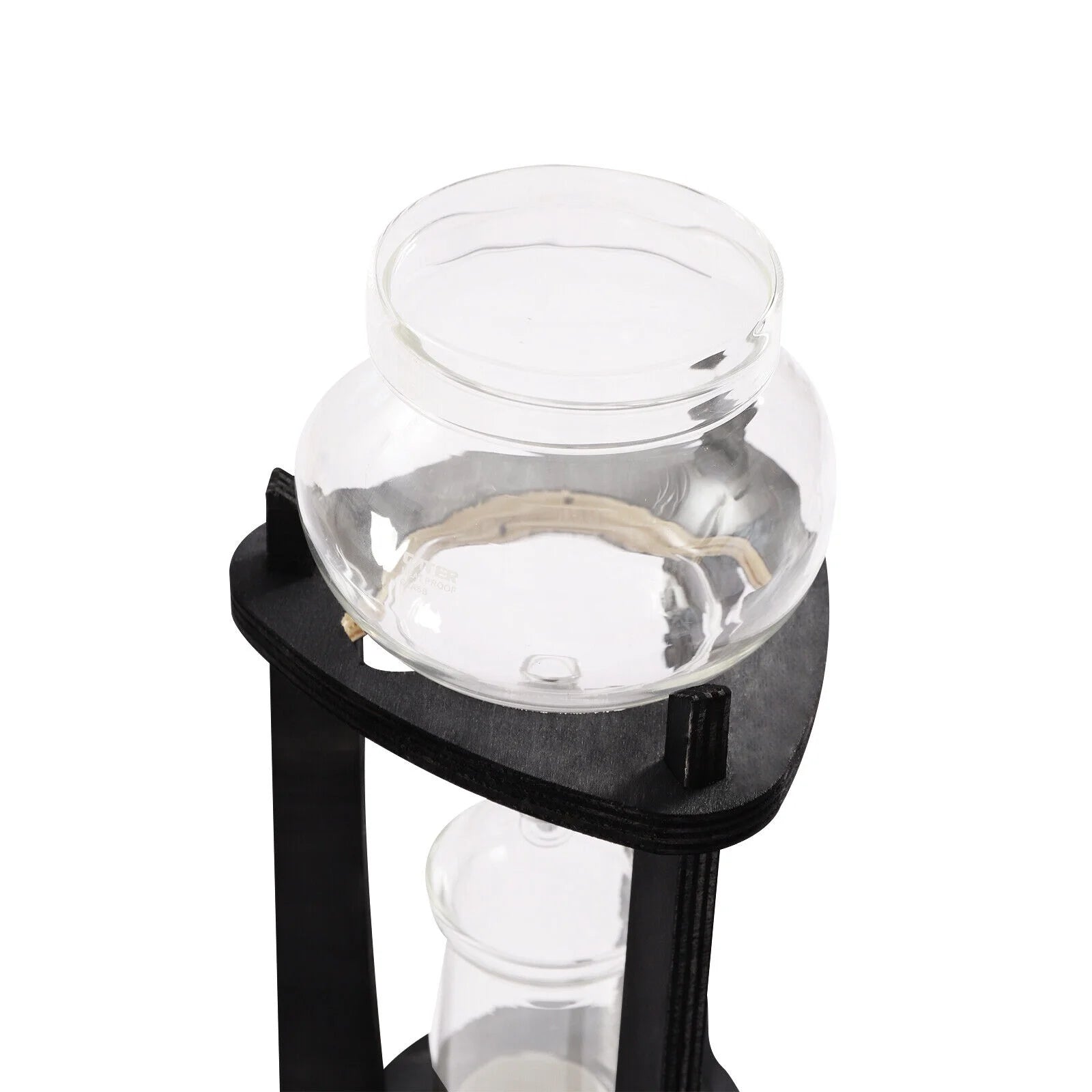 600ml Retro Manual Coffee Dripper Cold Brew Drip Tower Coffee Maker 6-8 Cup Gray W975