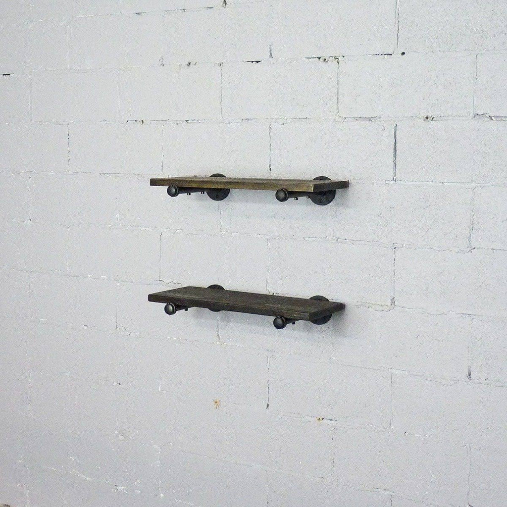 2-Piece Industrial Farmhouse Wall Shelf Set M36605