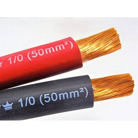 Blue 60 ft 1/0 AWG Welding Cable V68071