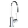 Rustica Brass Single Hole Gooseneck Bathroom Sink Faucet W96155