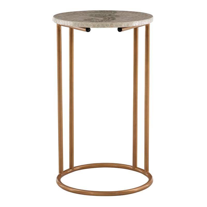 Gold Metal Accent C Table F7739