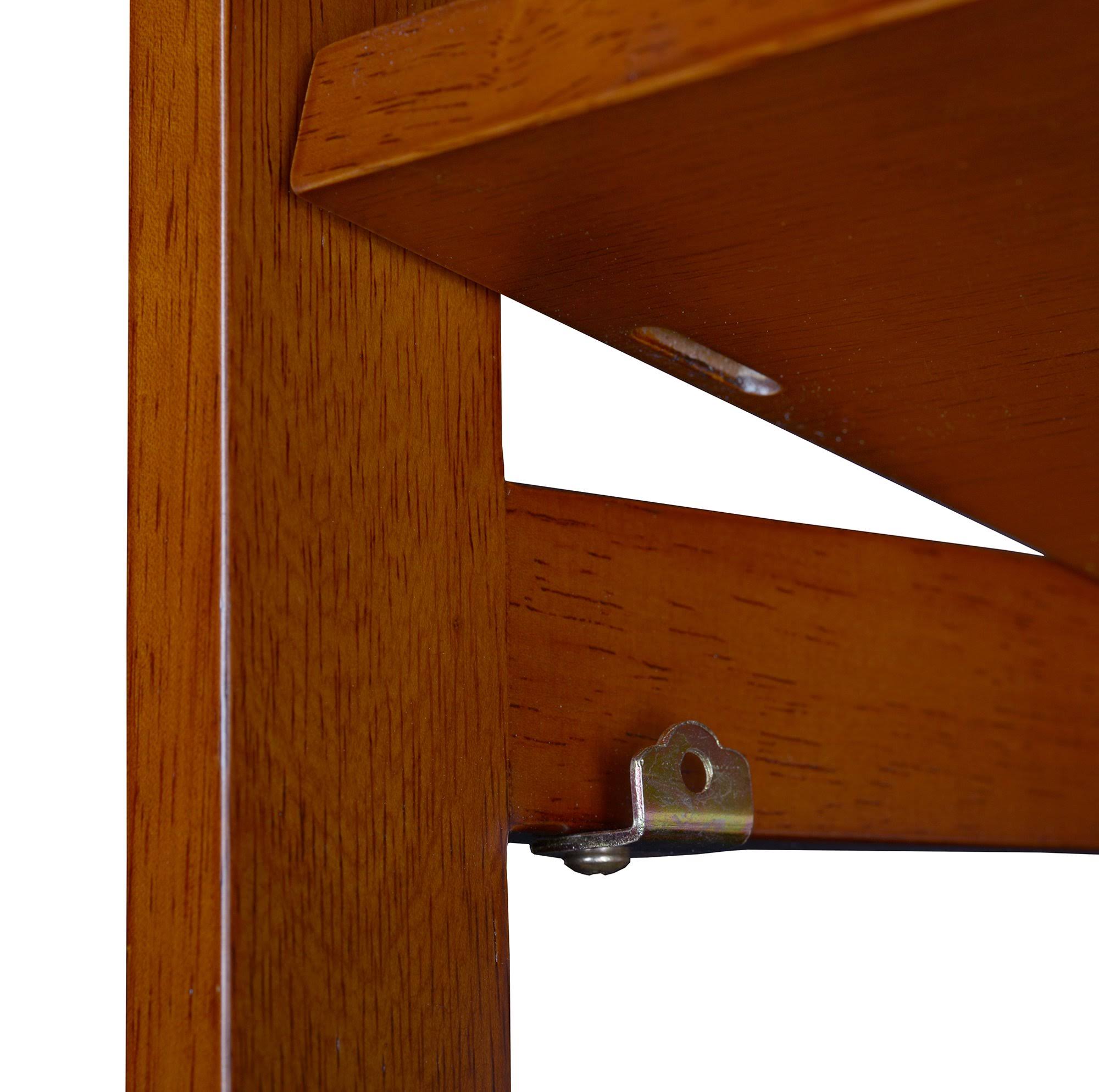 Grey High Folding Bookcase N175