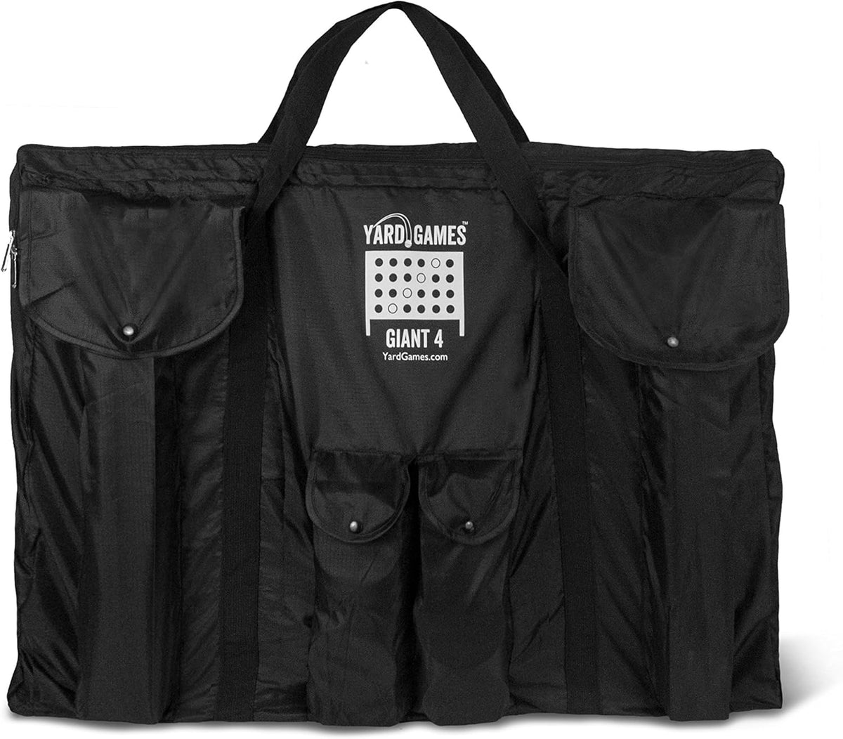 Connect in a Row Game with Carrying Case and Stained Legs and Frame H8769