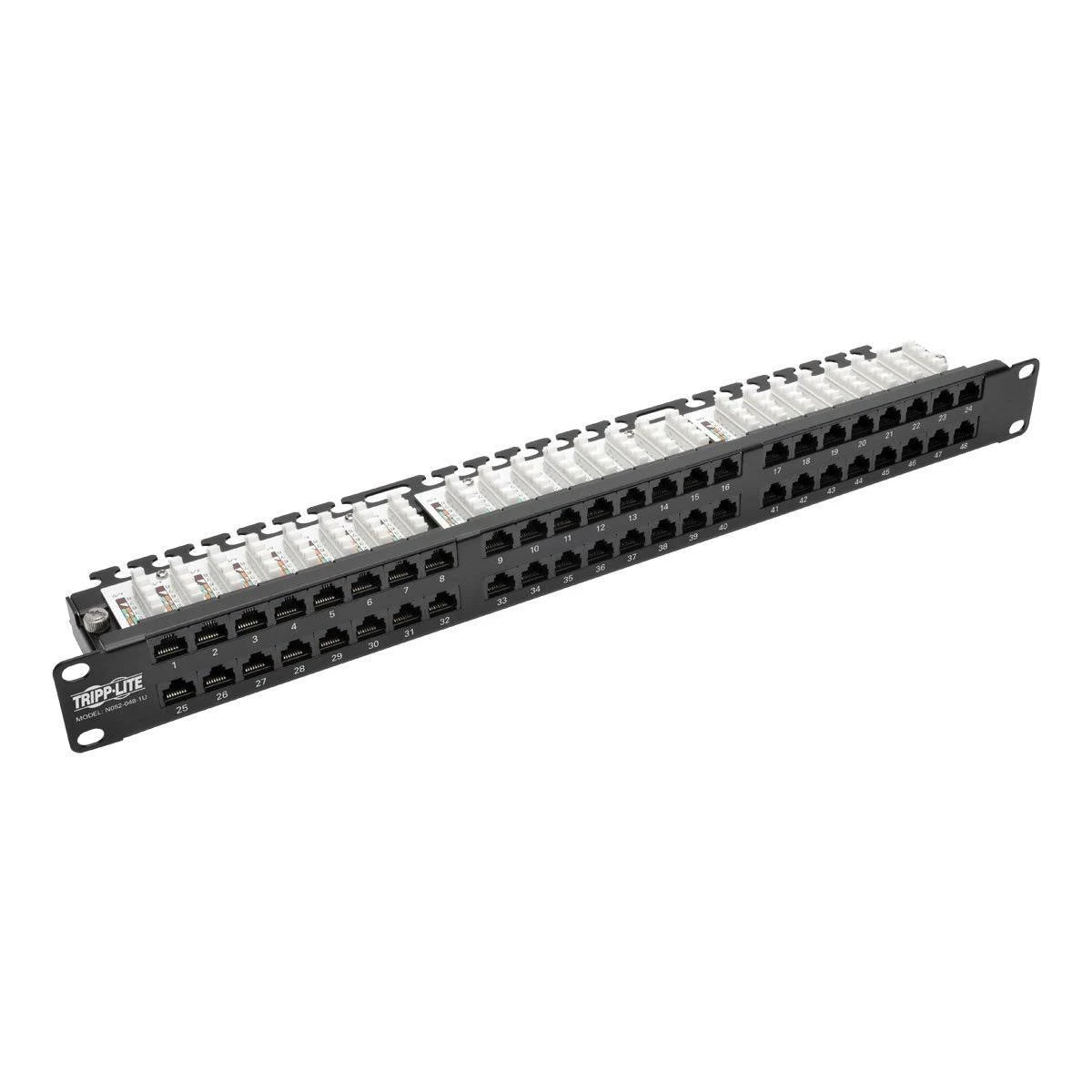 48-Port Cat5e Rackmount Patch Panel E856463