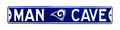 Navy Steel Street Sign I104