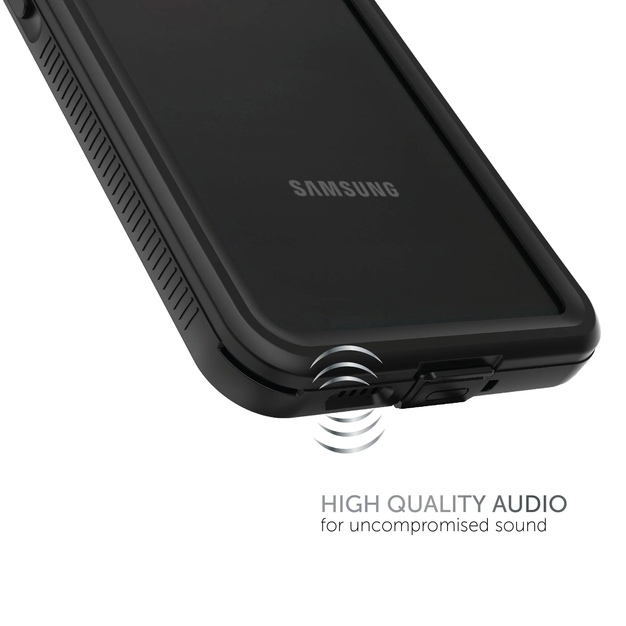 Black/Clear Waterproof Phone Case for Samsung Galaxy A53 5G Y66260