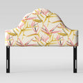 Arched Headboard Pink Cream Tropical Grass X39817