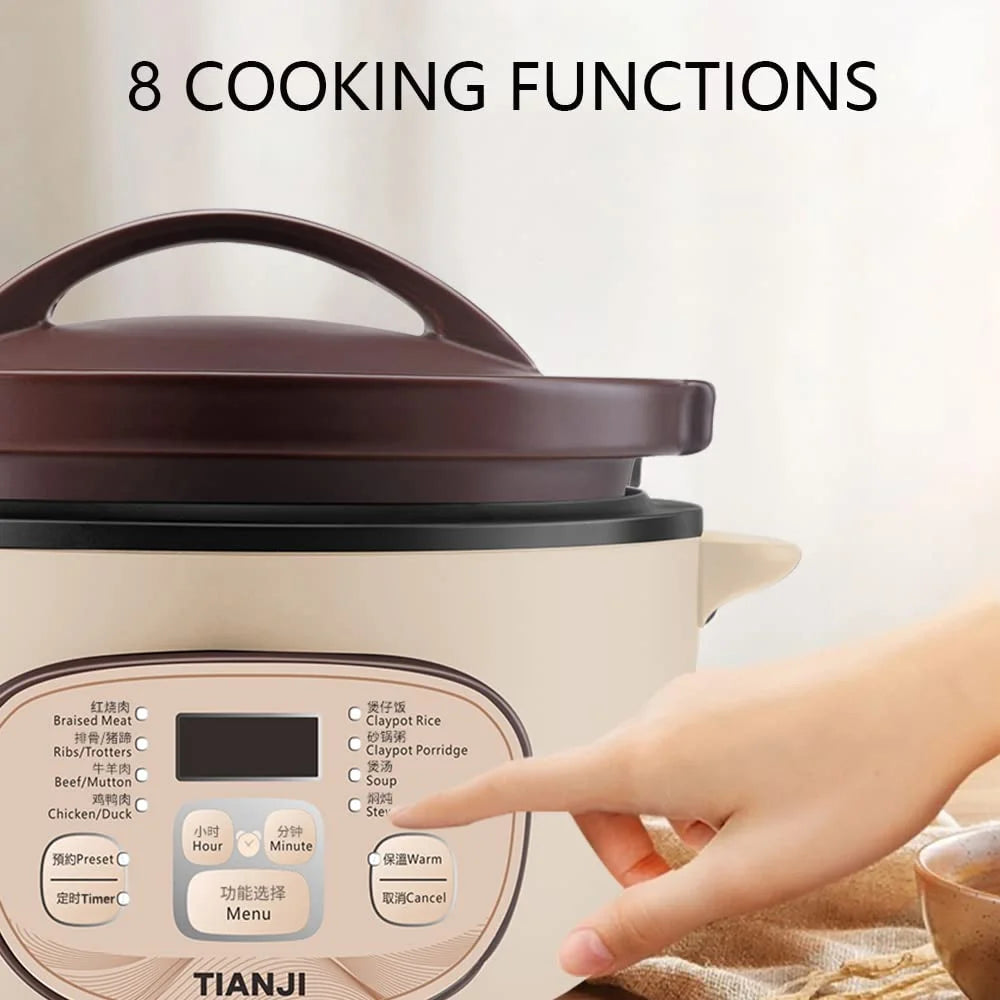 3L Ceramic Electric Claypot Rice Cooker E4575