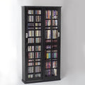 Multimedia Storage Cabinet Black F7374