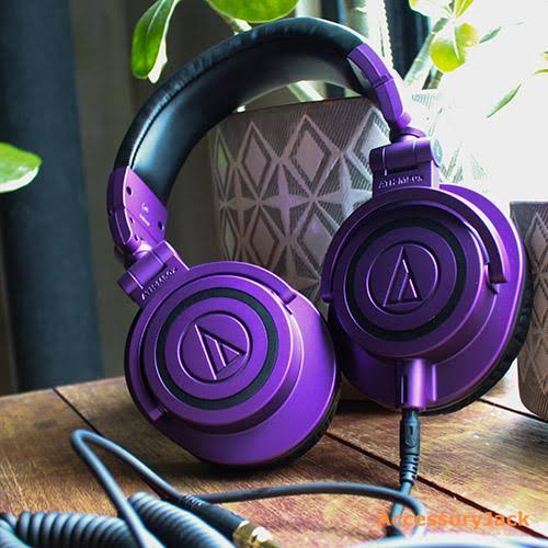 Wireless Over-Ear Bluetooth Headphones (Purple/Black) D9308