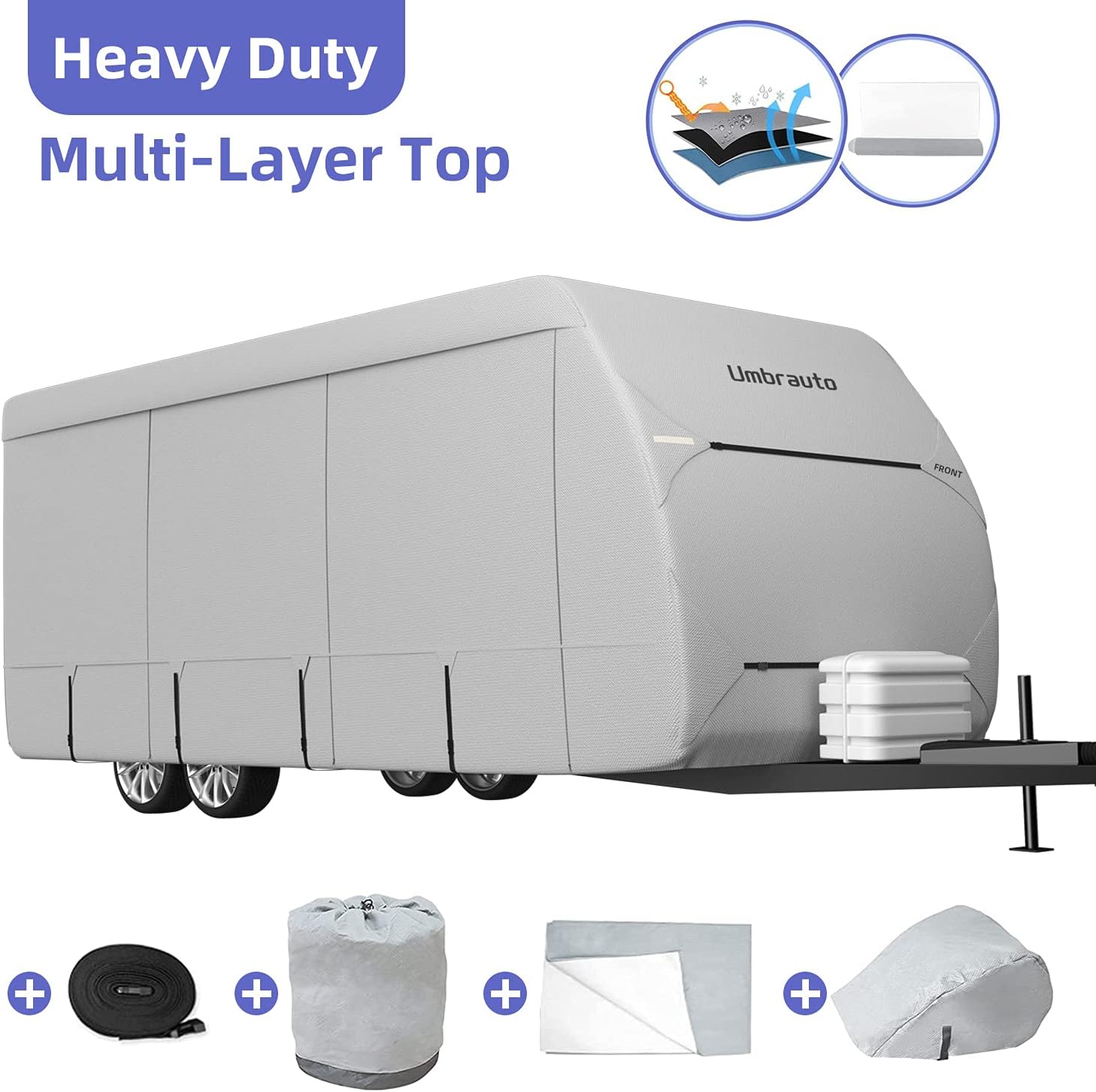 Travel Trailer RV Cover Fits 33‘ - 35‘ Y79812