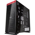 Black Tempered Glass Compact ATX Mid-Tower Computer Case F32183